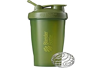 BlenderBottle KKeiORA Classic Loop Top Shaker Bottle, Moss, 28-Ounce Loop Top