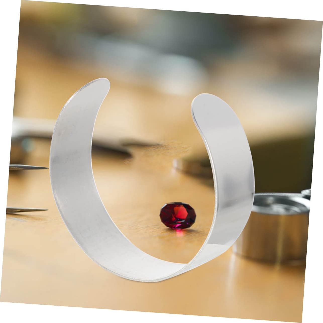 Veemoon Adjustable Cuff Bangle Bracelet Blanks 304 Stainless Steel Bracelet Blanks for Jewelry - Image 7