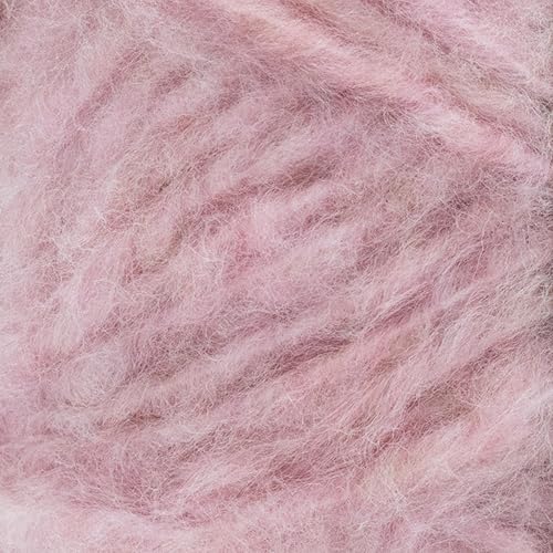 Image of Lion Brand Yarn, Wool-Ease Aire Crochet Yarn, Cotton Candy, Pink, 3 Pack
