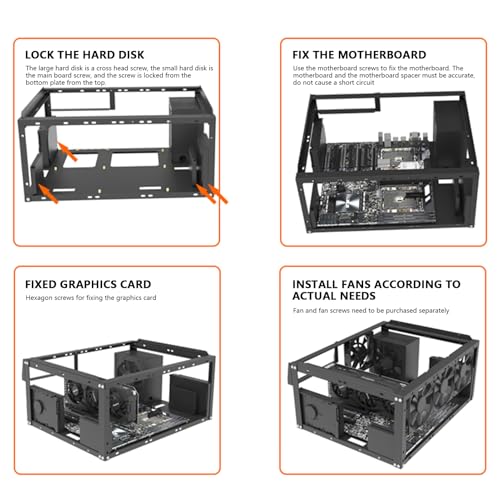Soporte de mesa para computadora con base de refrigeración de aluminio ajustable 4