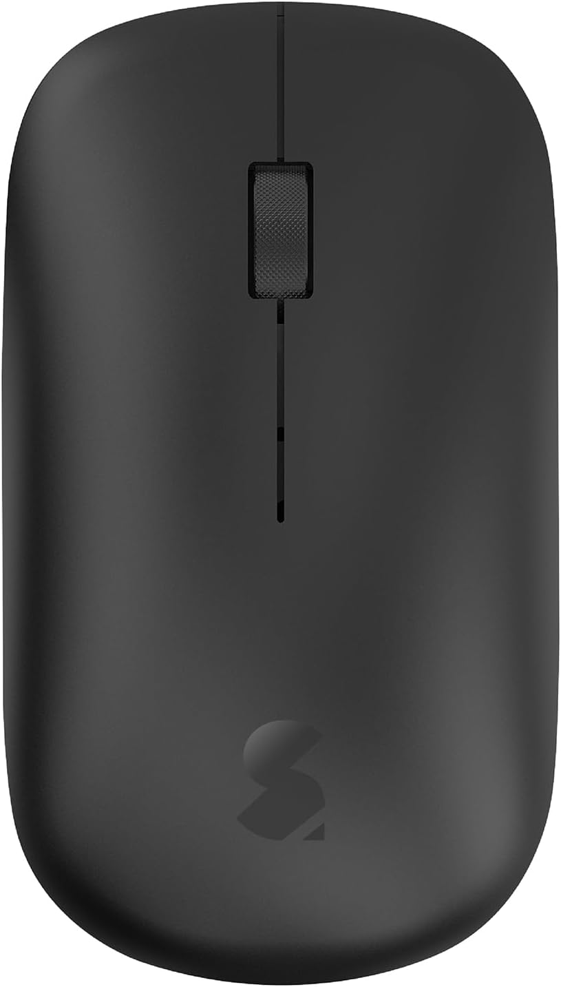 styletech Silent Multi-Mode Bluetooth Wireless Mouse for PC & Mac - Black