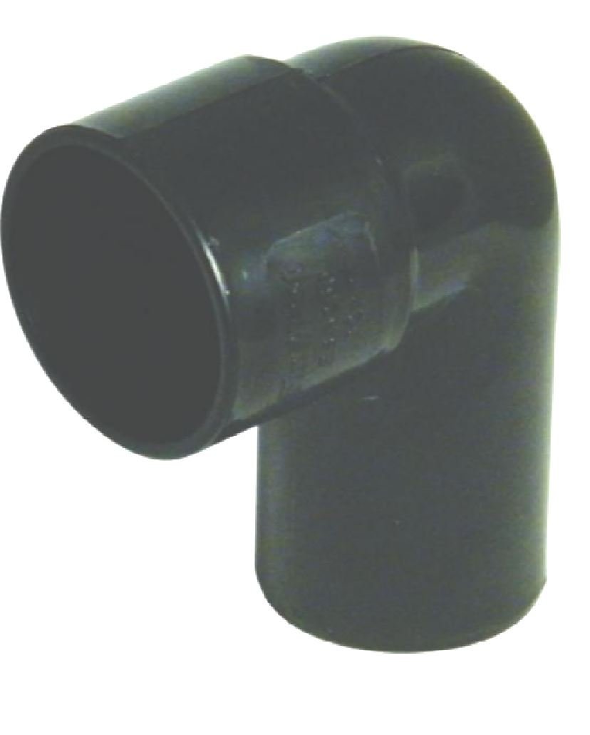 40mm (43mm) Black Solvent Waste Pipe Conversion Bend