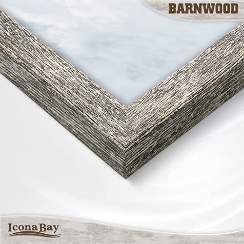 Icona Bay BNWD-5X7-BNO1PK Brown Oak Picture Frame thumb #3
