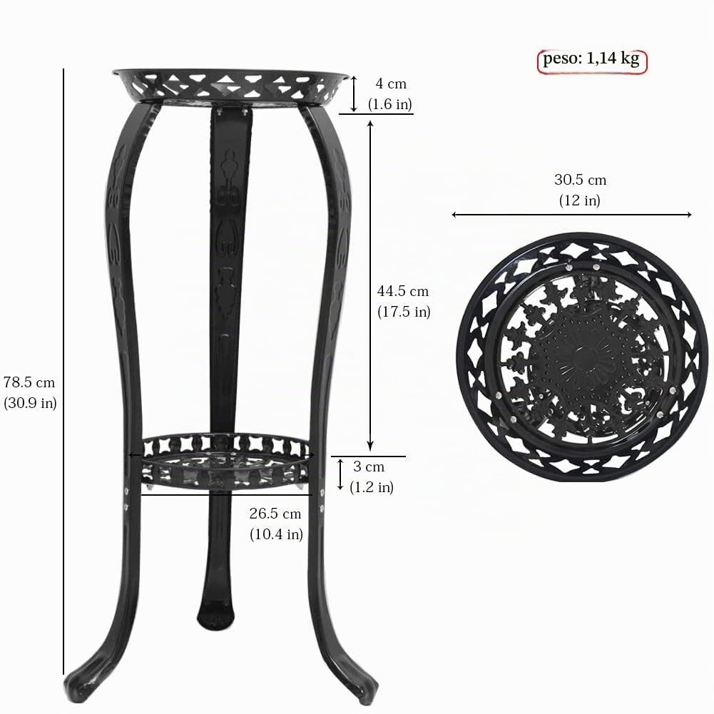 Scaffali per Fiori in Metallo,Portavasi da Terra,Portapiante da Interno,scaffale porta piante esterno,scaffale per piante nero,supporto per fiori da esterno,supporto per fiori,scaffale piante