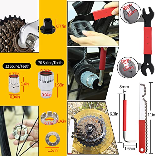Ruby.Q RU-0035 Bike Tool Kit, 44Pcs Professional Bike Repair Tool Kit thumb #2