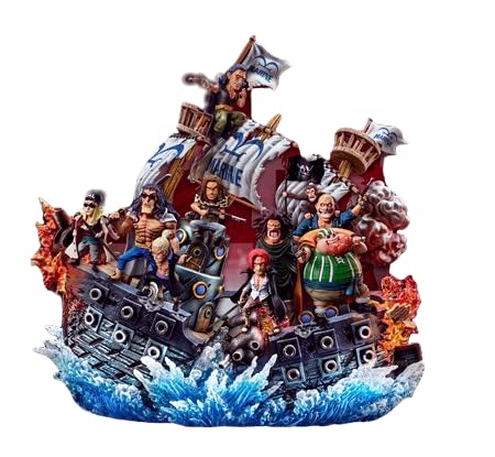 Amazon | 予約赤髪海賊団全員フィギュアエフェクト台座 ガレージキット 