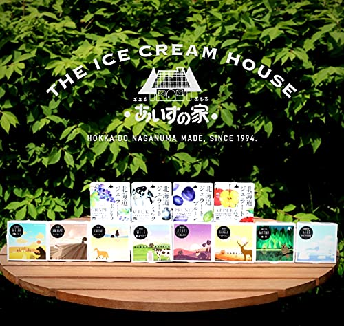 長沼あいす 北海道生乳100% アイスクリーム8個セット
