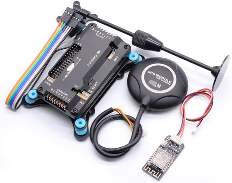 Miniatura 5 de Accesorios para drones APM2.8 para controlador de vuelo Ardupilot + para M8N GPS brújula integrada + soporte GPS + amortiguador para cuadricóptero