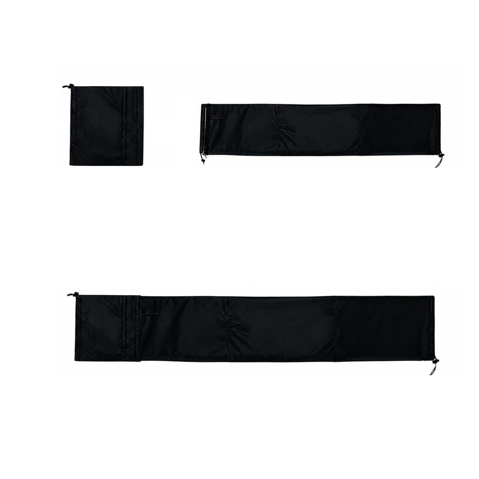 Shiketong Black Set Air Conditioner Hose Cover Waterproof Heat Insulation Dustproof Exhaust Pipe Protection Cover Energy Saving Adjustable Ac Exhaust Hose(Black Set)