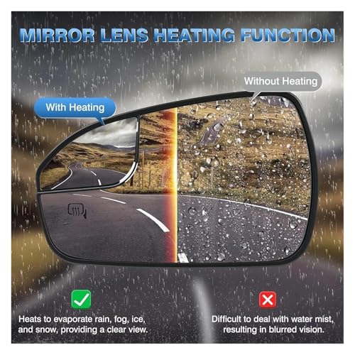 Lentille rétroviseur en verre chauffant Ford Fusion 2013-2020 DS7Z17K707B miroir de recul