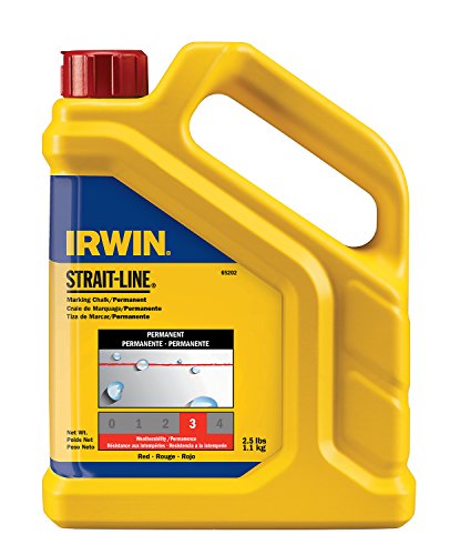 Irwin Tools Lenox Tools 65202 Marking Chalk Refill Perm 2.5 lb Red