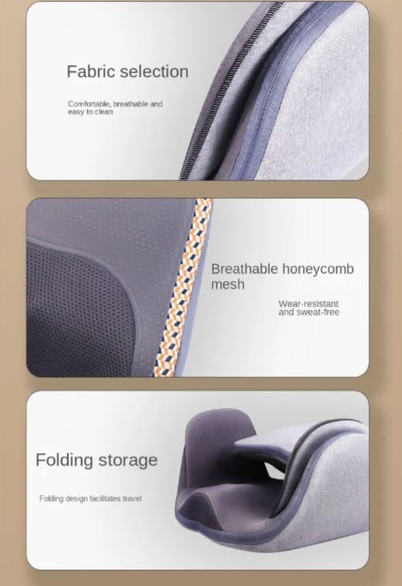 Lucario Pain Relief Coccyx Cushion,Waist Buttocks Massager Back Massage Seat Cushion Office Chair Cushion for Butt, Sciatica, Pelvic Floor, Grey Lucario Pain Relief Coccyx Cushion,Waist Buttocks Massager Back Massage Seat Cushion Office Chair Cushion for Butt, Sciatica, Pelvic Floor, Grey