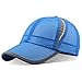 ELLEWIN Unisex traspirante Full Mesh Baseball Cap Quick Dry Running cappello leggero raffreddamento acqua sport cappello, Blu 1-m/L, L