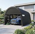 COBIZI Carport Canopy 12x20 Heavy Duty Portable Garage, All-Season Portable Car Ports & Outdoor Storage Shed, Galvanized Frame Vehicle Shelter with Removable Doors and Vents