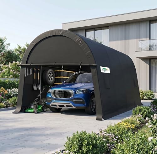 COBIZI Carport Canopy 12x20 Heavy Duty Portable Garage...