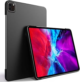 iPad Pro 11 Inch Case 2020 (2nd Generation),Puxicu Slim Design Matte Rubber Soft TPU Protective Cover for iPad Pro 11 2nd Gen 2020 (Model: A2228 / A2231 / A2068 / A2230),Black
