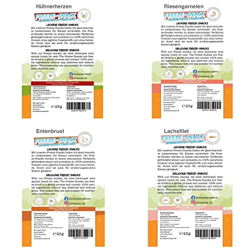 I Love My Cat Freeze-Snack, friandise Saine pour Chats (lyophilisée), pauvre en Glucides et sans additifs artificiels - 100 g - Image 3