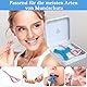 WUIOWPPIC Zahnspangendose Gebissdose, Zahnspangendose Spangendose, Zahnschiene Box, Spangendose, Dose für Zahnprothese, Prothesenbox(Weiß)