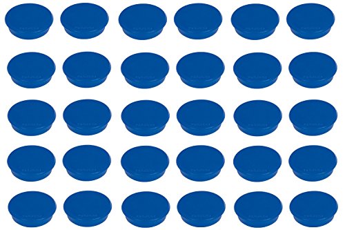 Preisvergleich Produktbild FRANKEN 30x Haftmagnete Magnet, 32 mm, 800 g (Blau)