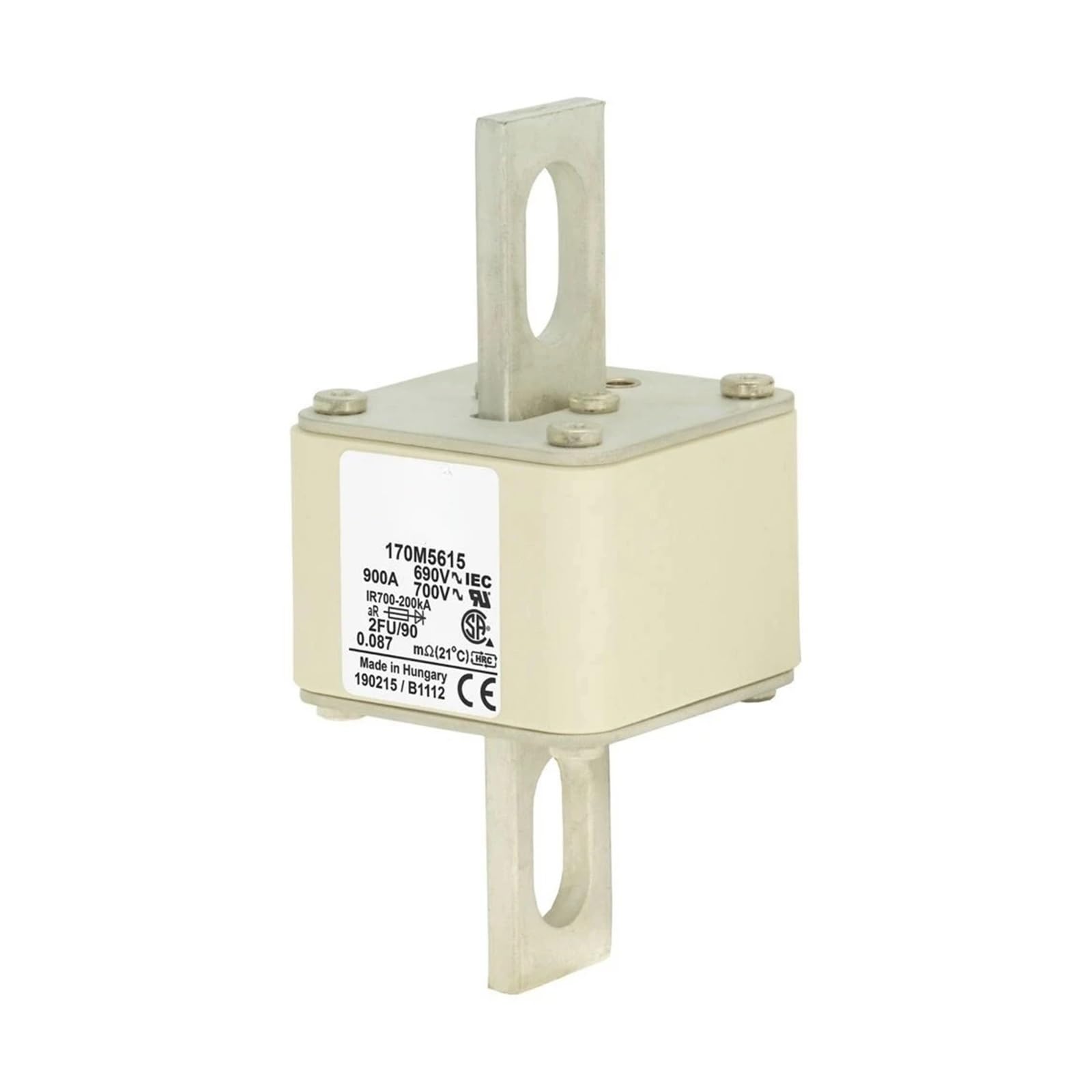 Fusible 170M5608 à 170M5618 pour protection de puissance industrielle
