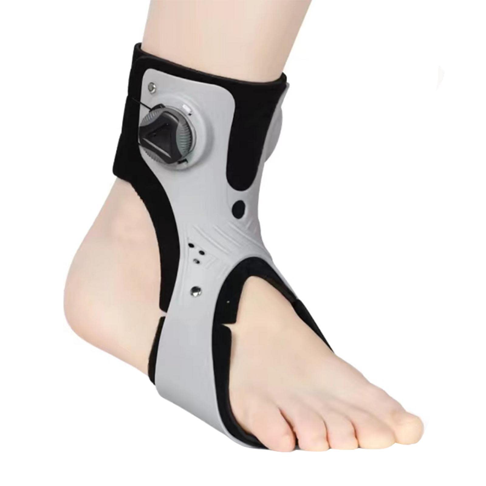 Ortesis para pie caído, ortesis para pie caído, ortesis de tobillo, soporte para hemiplejia, calzado para accidentes cerebrovasculares, estabilizador de pie para caminar, talla A/derecha-grande