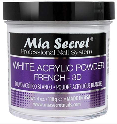 Mia Secret Acrylic Powder 4 Pc Set - 4 Oz. Clear/Natural Pink/Pink/White #TOP5