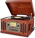 Crosley CR704D-PA Musician 3-Speed Turntable with Radio, Cd/Cassette Player, Aux-in and Bluetooth, Paprika