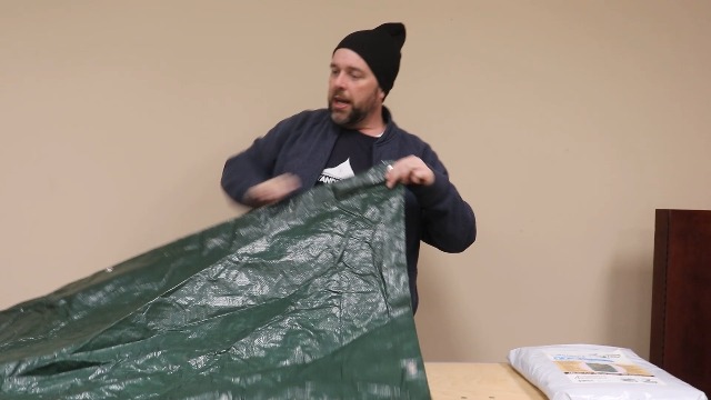 Moose Supply Reversible Tarp - Heavy Duty Poly Tarp for Wood
