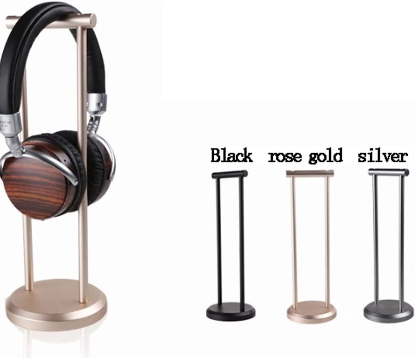 Supporto per Cuffie Supporto per Cuffie in Metallo Supporto per Cuffie Stereo Semplice Adatto A Tutte Le Cuffie Supporto Cuffie(Gold,C)