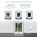 Indoor Outdoor Thermometer Wireless, 4.5 Inch Display Digital Hygrometer Thermometer Temperature Humidity Monitor with 330ft Range Sensor and Adjustable Backlight (Multi)