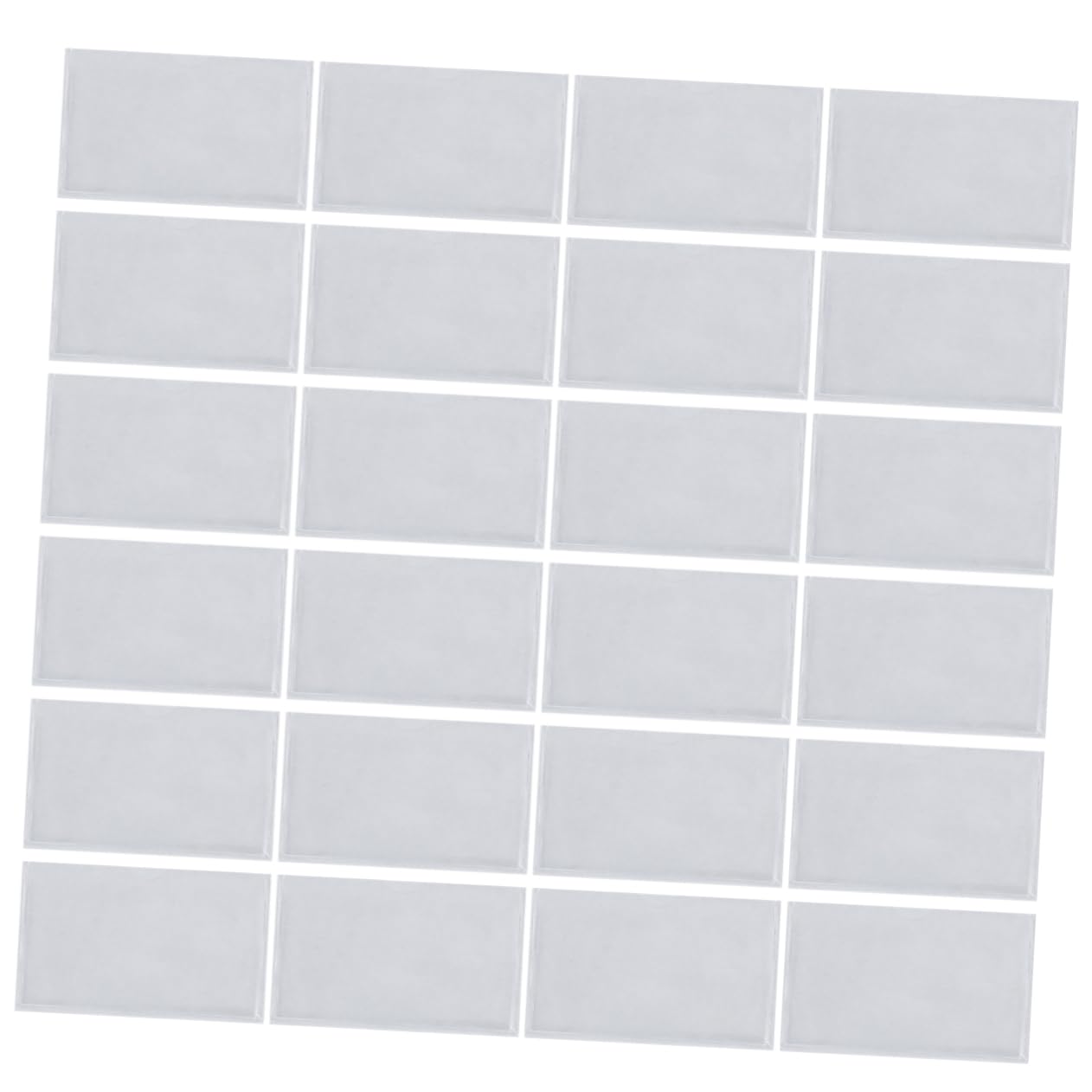 POPETPOP 72pièces Pochettes Transparentes Auto-adhésives Plastique Pour Organiser Et Documents Pour Bureau Maison Et Événements