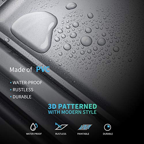 Image of Art3d PVC Ceiling Tiles, 2'x2' Plastic Sheet in White (12-Pack)