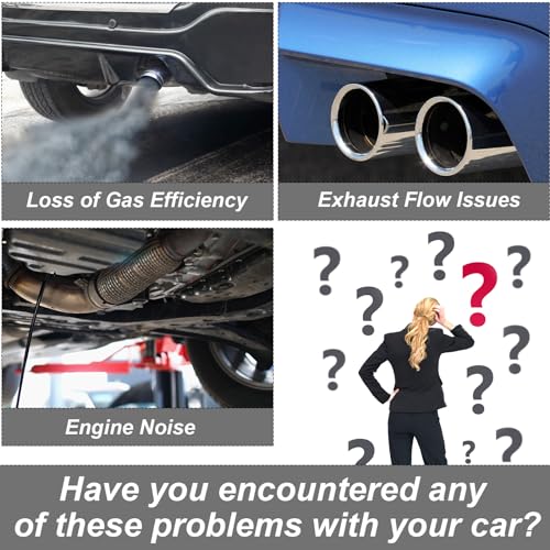 2 Pack 3-Bolt Exhaust Gasket, 2.5Inch High Temperature Exhaust Washer Exhaust Pipe Gasket for Multi-Function Manifolds Headers Mufflers Catalytic Converters Exhaust Turbines - Image 6