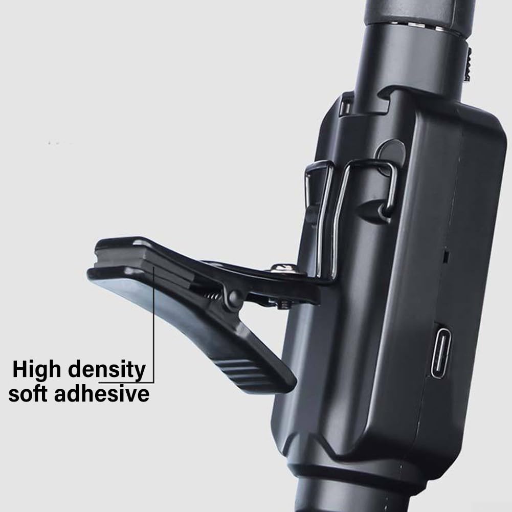 Microfono wireless UHF per sassofono e tromba, canali selezionabili, trasmissione a bassa latenza, perfetto per musicisti che si esibiscono dal vivo (1 in 1)