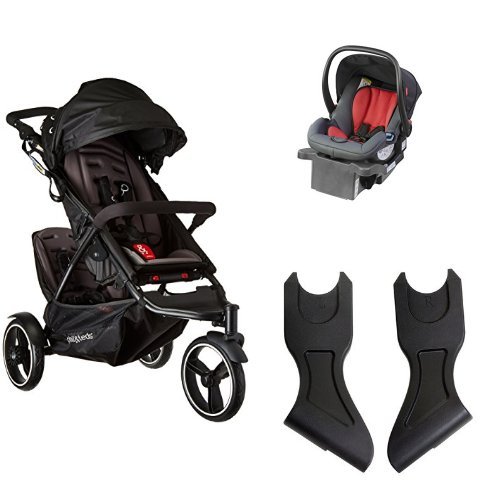phil&teds Dot Inline Stroller with Second Seat and Alpha