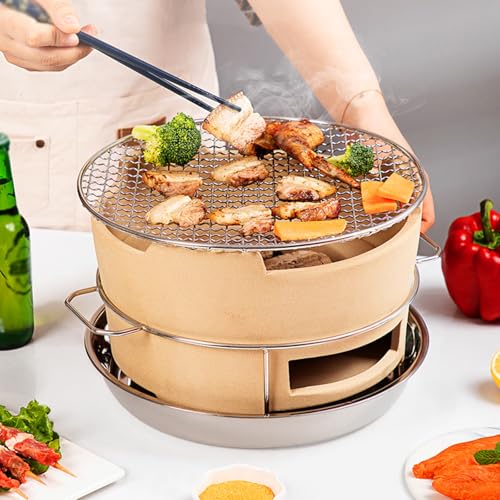 Réchaud à charbon portable 28cm extérieur et chauffage maison