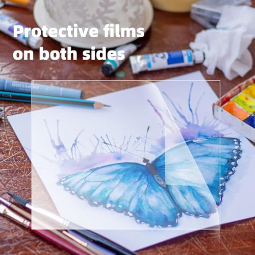 Image of 5-Pack of 8x10 inch PET /Plexiglass Sheets, Transparent Clear Flexible Plastic Sheet Panels for Craft, Picture Frames, Sign Blank, DIY Display Project