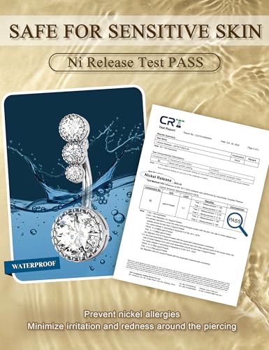 FIASASO 9 Pcs Gold Belly Button Ring - Surgical Stainless Steel Floating CZ Opal Heart Clicker Belly Piercings for Women Navel Belly Piercings Jewelry Pack Silver/Gold3