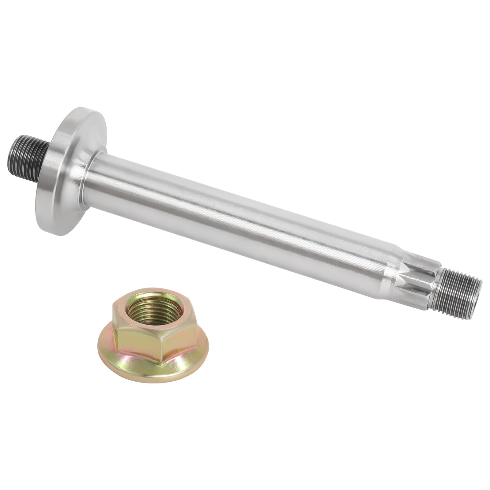 Wadoy 738-1186 Spindle Shaft Compatible with MTD Tory Bilt&Cub Cadet Mowers, 738-1186A & 753-06348 Forged Steel Drive Shaft with 712-0417A Hex Flange