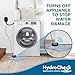 HydroCheck Water Sensor Alarm, Smart Water Leak Detector for Home & Basements | Made in The USA | Automatic Flood Detectors and Water Alarm, Pure Water Capable (WaterWatcher)