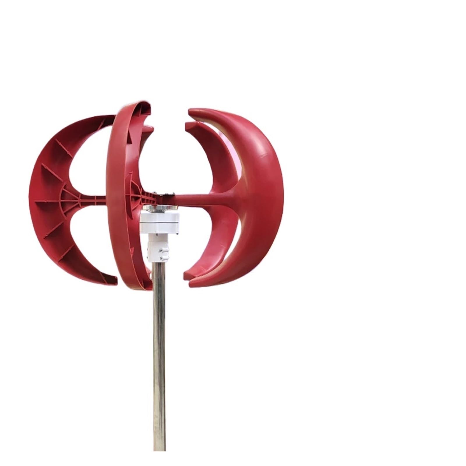 Joliane 48V Wind Turbine Nerator 3000W 24V 12V Windmill Vertical Wind Turbine 3Kw Home Use Low Noise For Home Use(Rosso,)