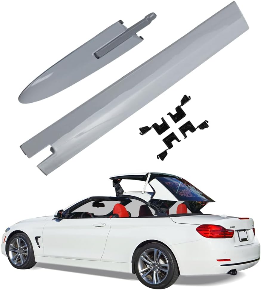 Convertible Roof Top Hinge Cover Left Driver Side Compatible with 2007-2020 BMW 3 Series E93 4 Series F33 M4 F83 Replaces 54377184037 54377184047 54377187747