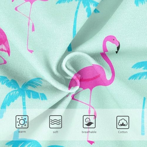 Toddler Underwear Floral 2t Cotton Panties Little Girl Cartoon Underpants Briefs Pink Flamingos Turquoise Palm Mint3