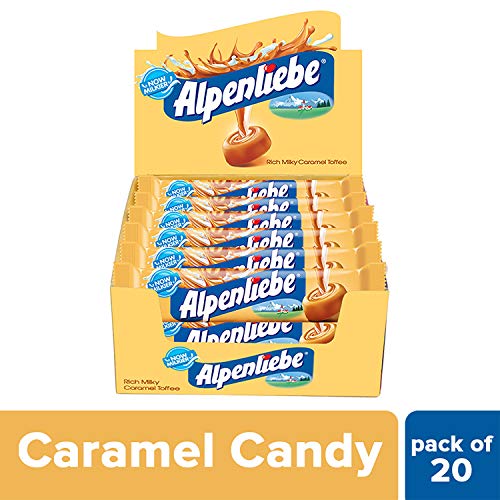 Image of Alpenliebe Gold, Caramel Candy Stick Pack, 720 g- Pack of 20
