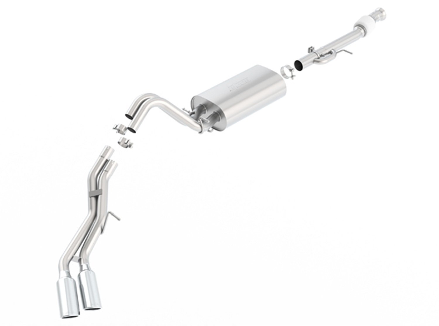 BORLA 140560 Cat-Back Performance Exhaust System for 2015-2020 Cadillac Escalade ESV/GMC Yukon Denali XL 6.2L V8 Automatic Transmission 2, 4 Wheel Drive 4 Door.