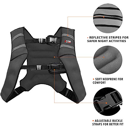 Xn8-Adjustable-Weighted-Vest-35-kg-5-kg-8-kg-10-kg-Neoprene-Weighted-Vests-for-Men-Women-Running-Jogging-Walking-Gym-Workout-Strength-Training