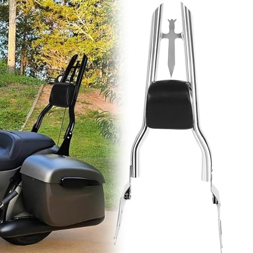 YUNJMYL Schienale Moto Sissy Bar per Harley-Davidson Fat Boy 115°