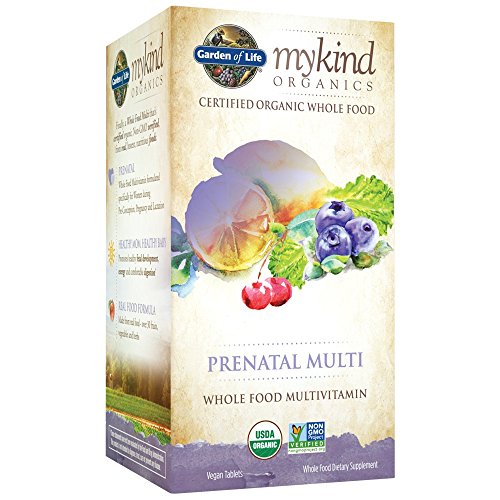 Garden of Life - Mykind Organics multivitamínico prenatal multivitamínico - 180 Pastillas vegetarianas