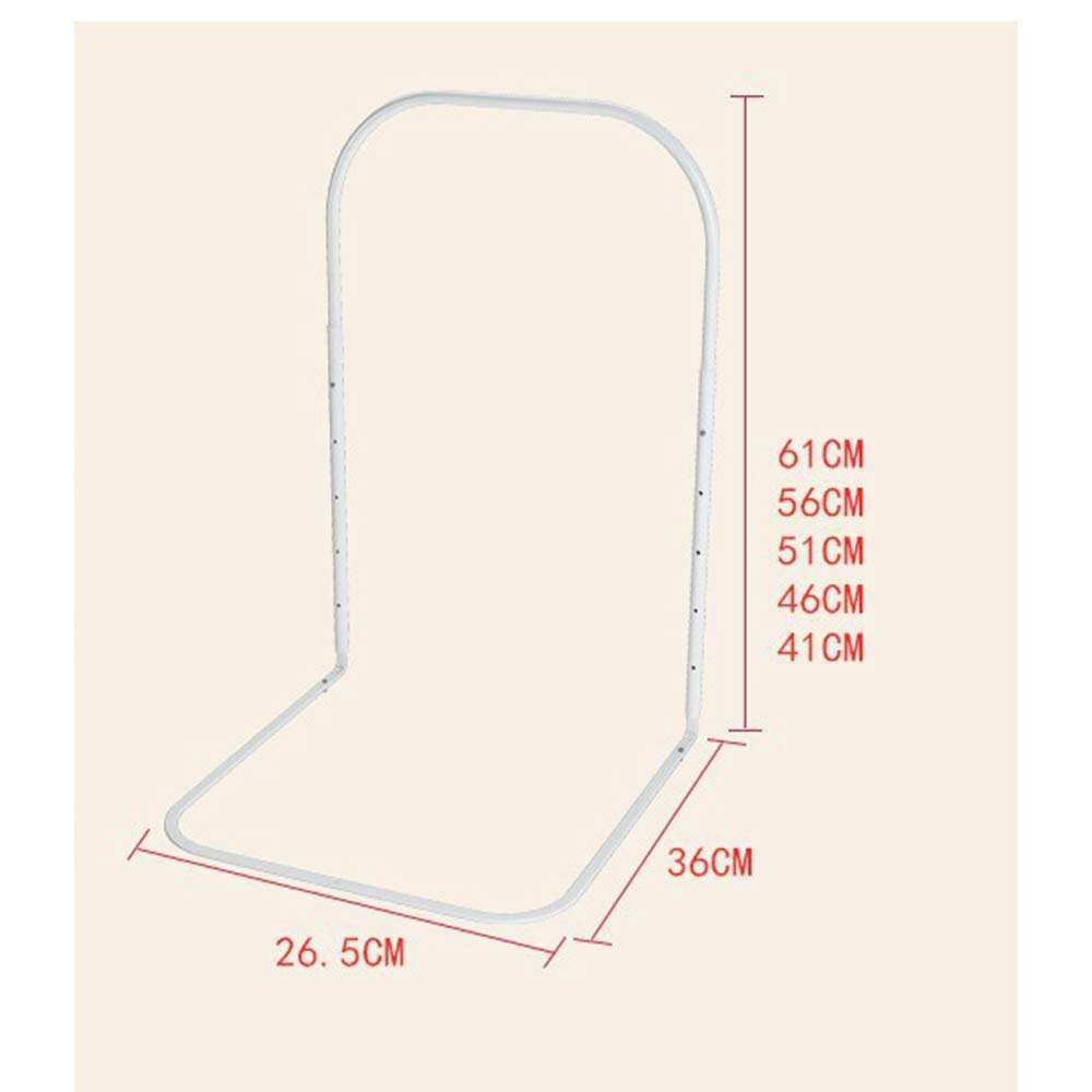 Paraurti per sponda del Letto, paracolpi per sponda del Letto, Rivestimento Rimovibile Estensibile, paracolpi impilabili, per Viaggi e casa, 1 Confezione, Rosa (A), 60 cm * 28 cm