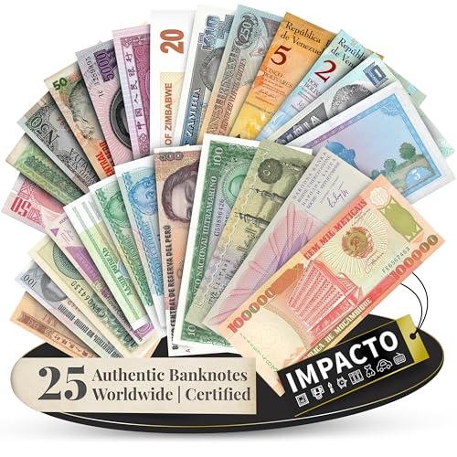Aumentare il valore: Col passare del tempo, queste banconote aumentano di valore poiché assomigliano ai paesi e ai governi che non sono più qui. Fai un solido investimento nella tua collezione e approfittane con il passare degli anni.